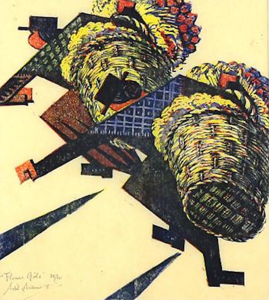Flower Girls by Sybil Andrews