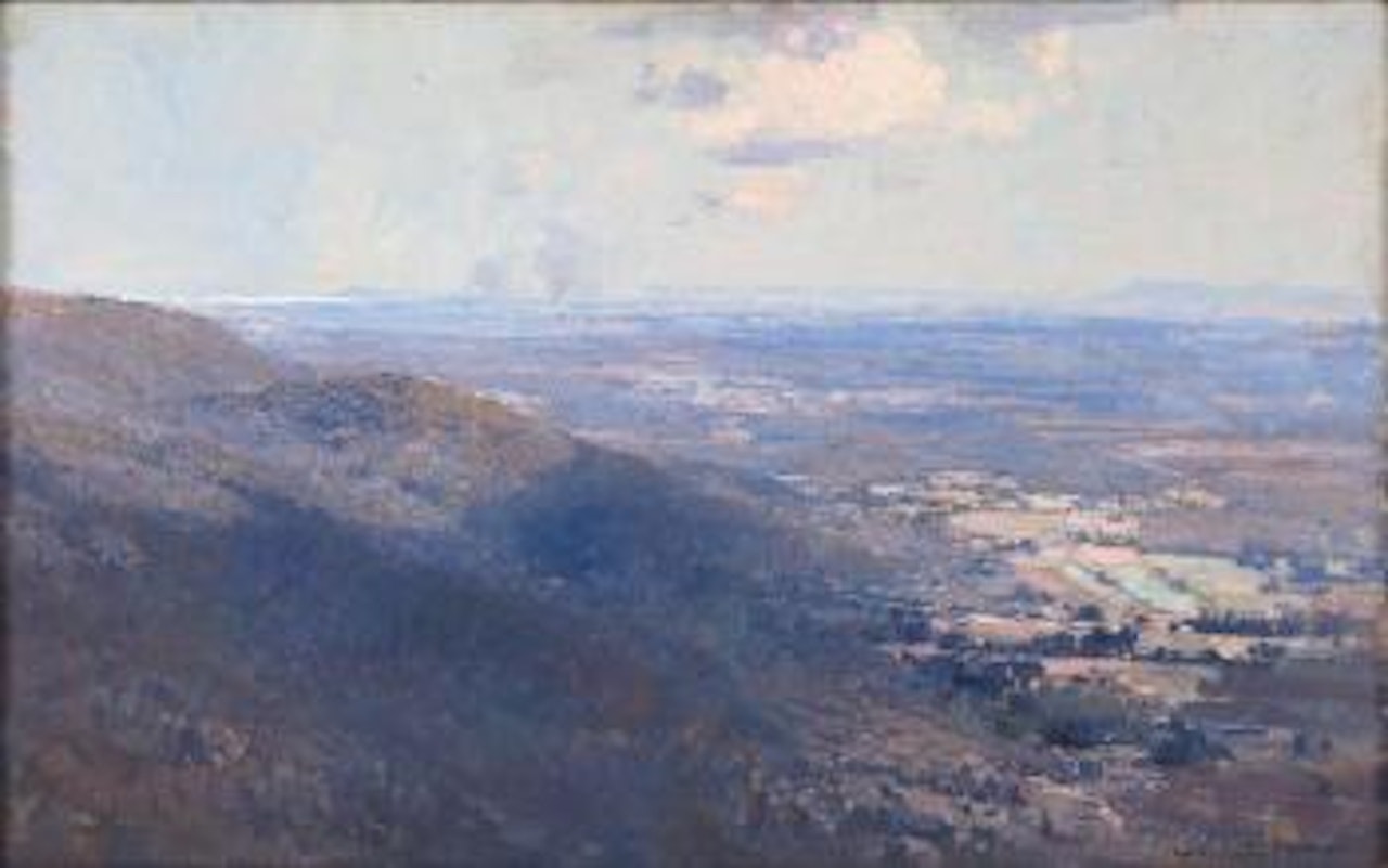 A View from the Dandenongs by Arthur Ernest Streeton