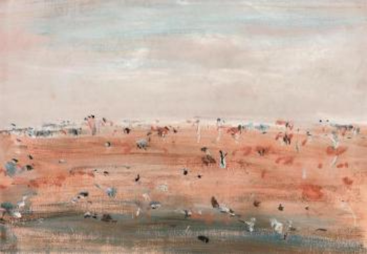Landscape with Tree Trunk, You Yangs by Frederick Ronald Williams