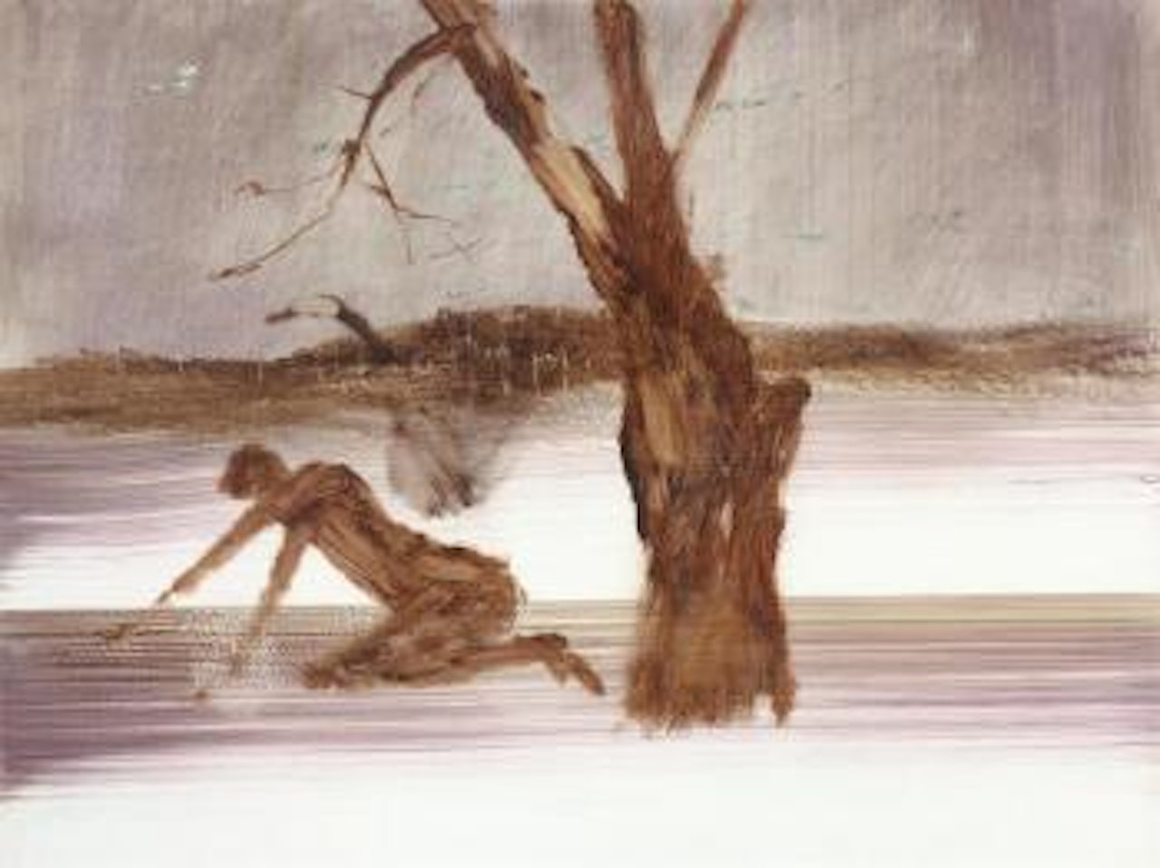 Leda and the Swan by Sidney Nolan