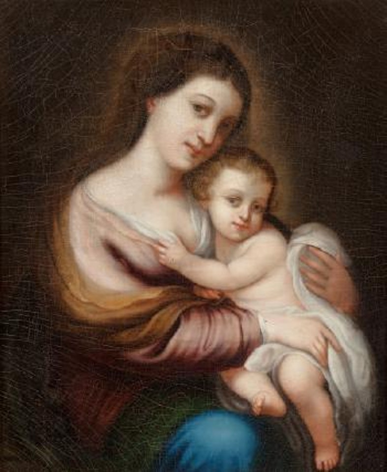 Virgin and Child by Edouard Denis Baldus by Bartolomé Esteban Murillo