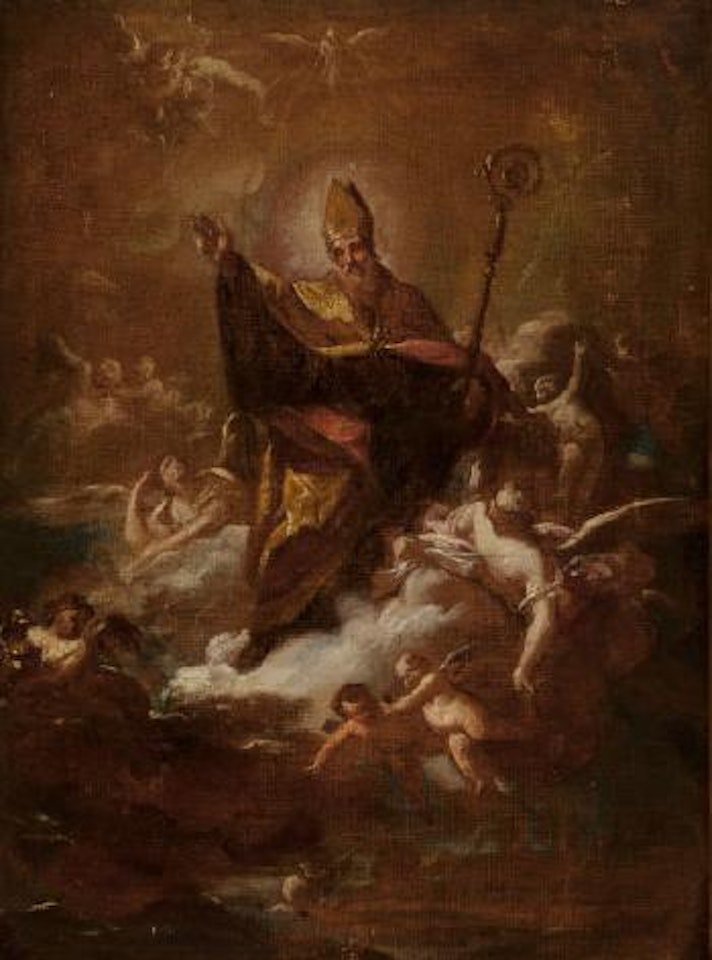 The Apotheosis of a Bishop Saint by Neapolitan School