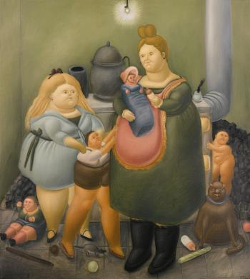 The Bashful Family by Fernando Botero