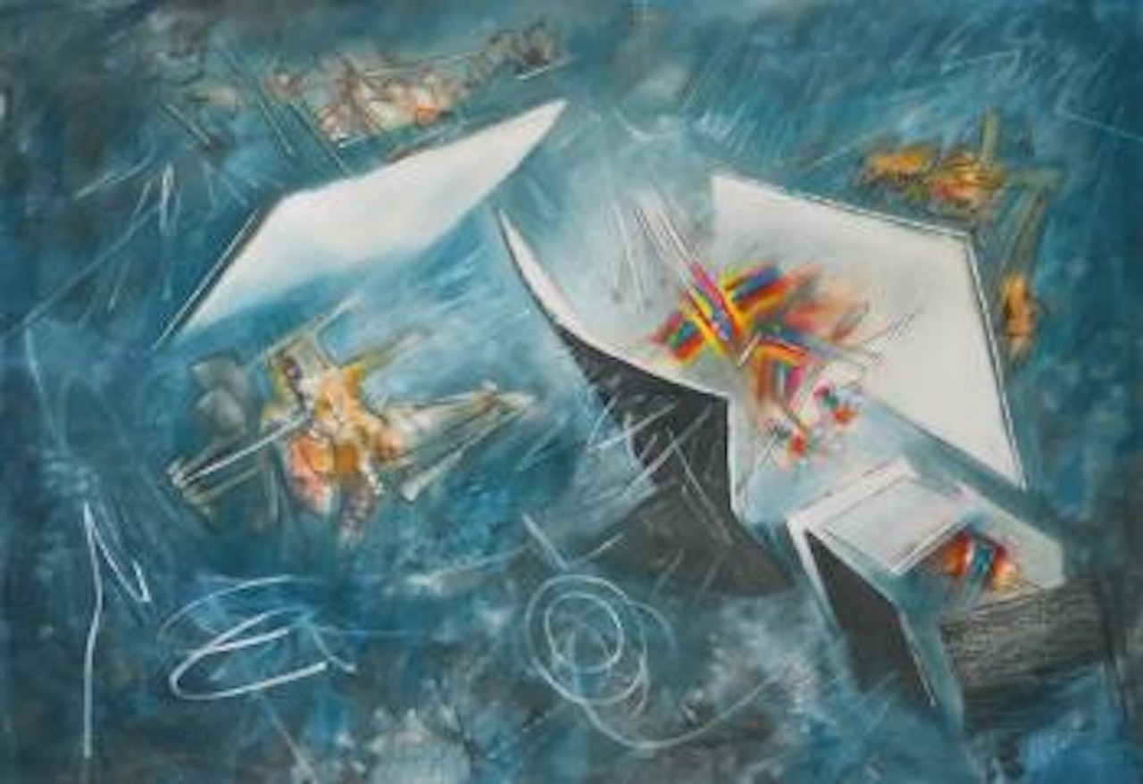 Le Lit Du Printemps by Roberto Matta