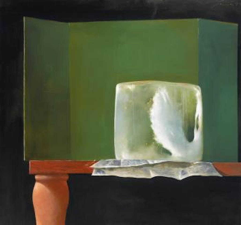 The ice is melting by Julio Larraz