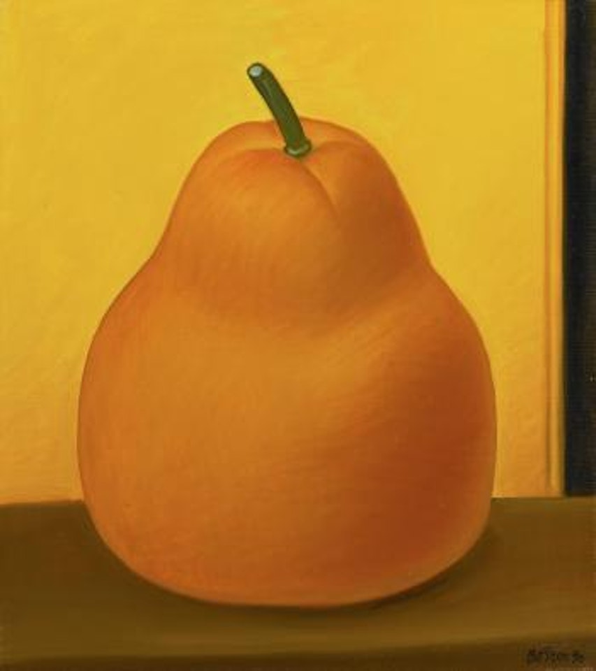 Pear by Fernando Botero