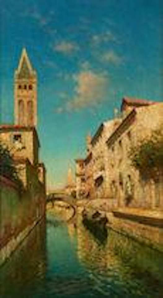 Canal à Venise by French School
