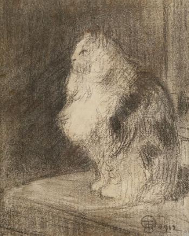 Chat by Théophile Alexandre Steinlen