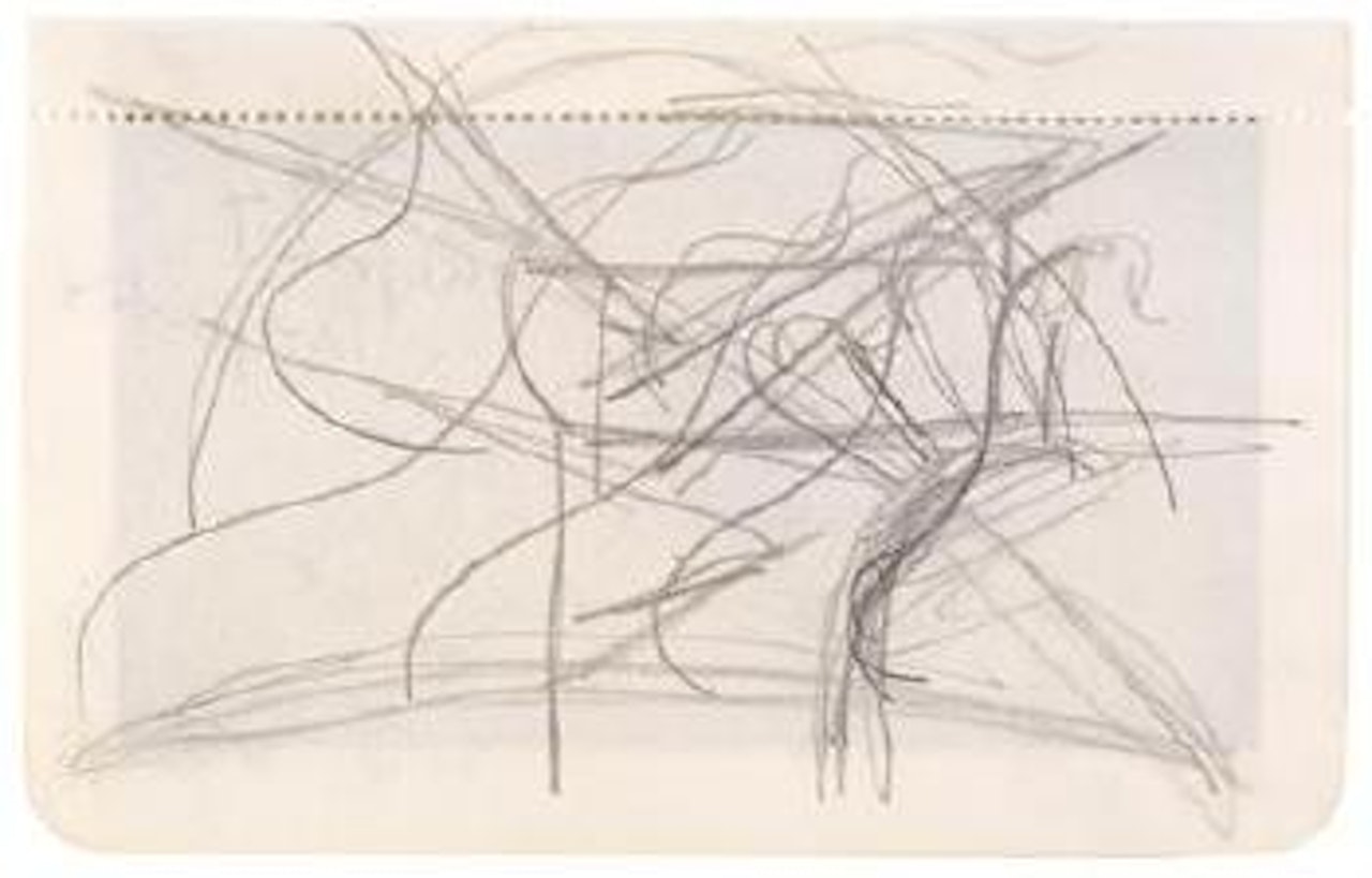 Study for a landscape (forme di spazio). Study for a vase by Giacomo Balla