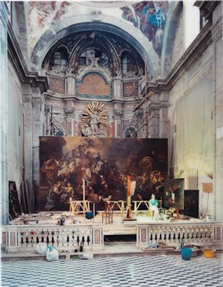 'Giulia Zorzetti with a painting by Francesco di Mura’, Naples by Thomas Struth