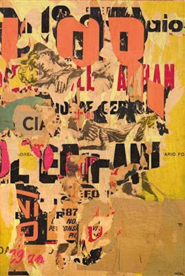 Non è tragedia by Mimmo Rotella