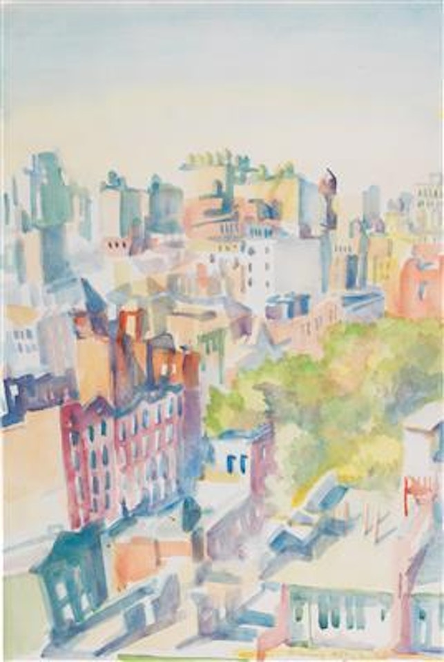 In New York by Maria Lassnig