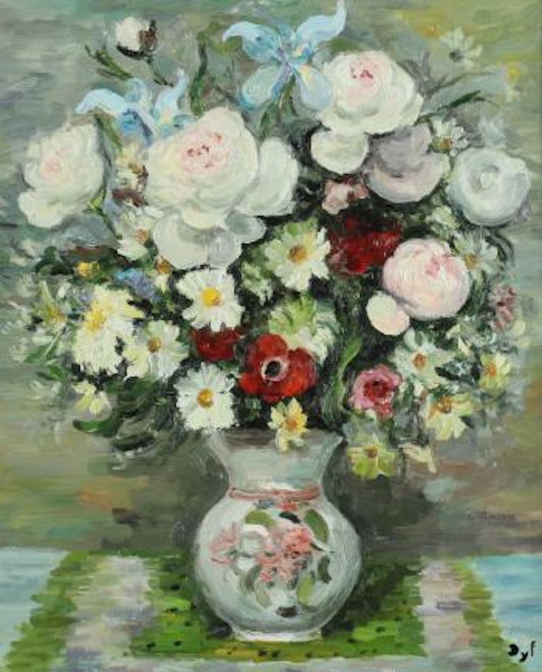 Iris and Pivoines by Marcel Dyf