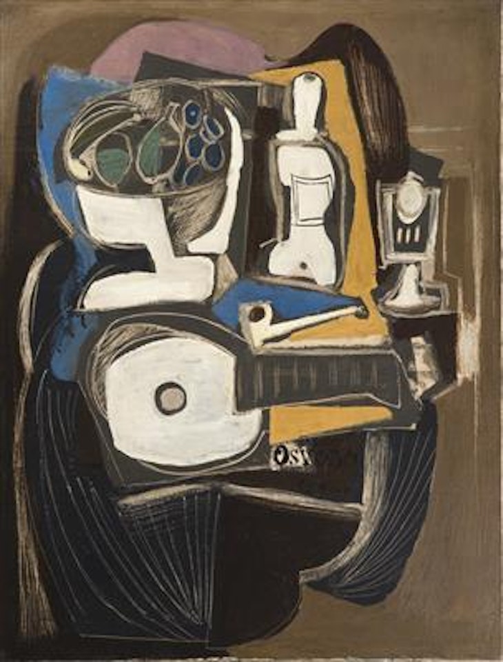 Still Life with Mandolin by Emil Filla
