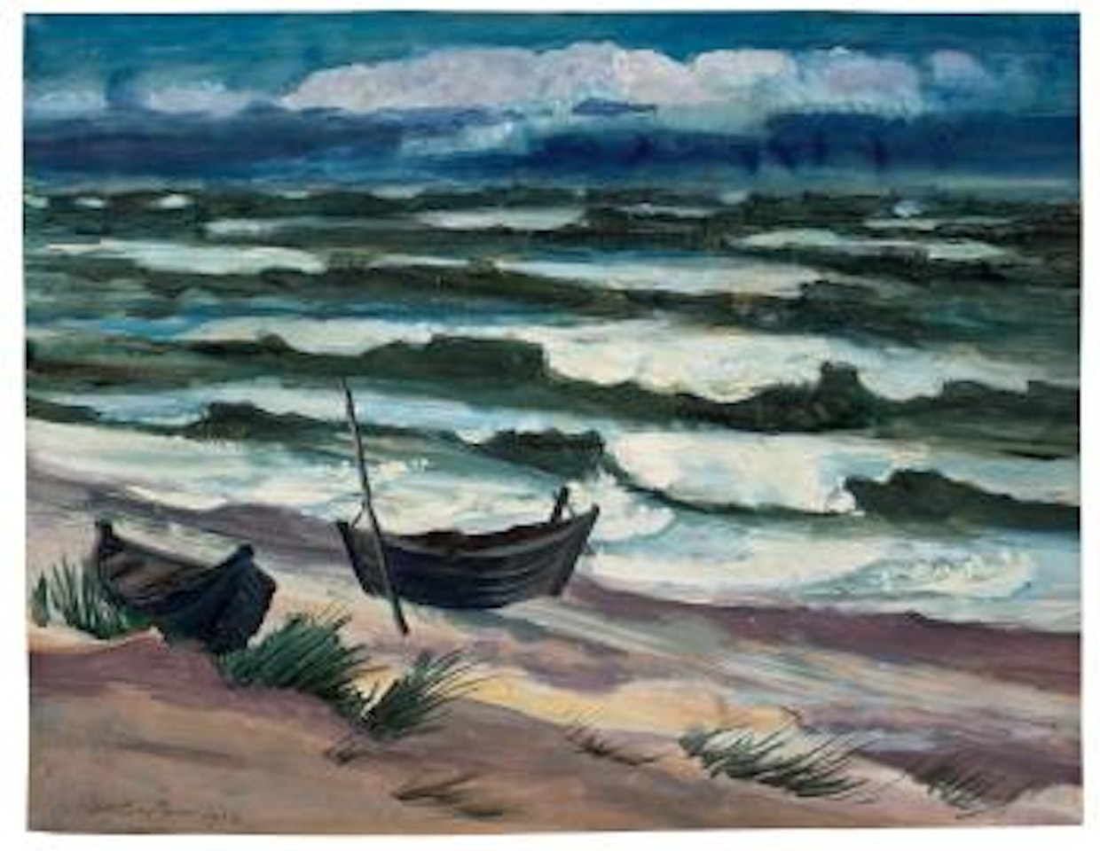 Stürmische See by Max Pechstein