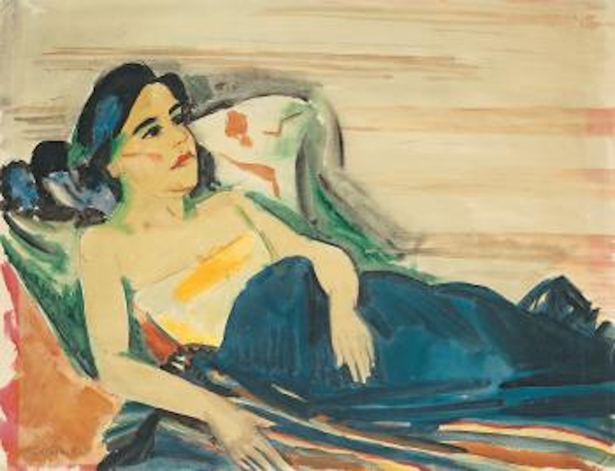 Liegende by Max Pechstein
