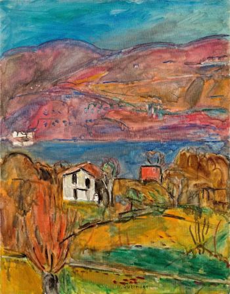 Blick Gegen Malcantone by Hans Purrmann