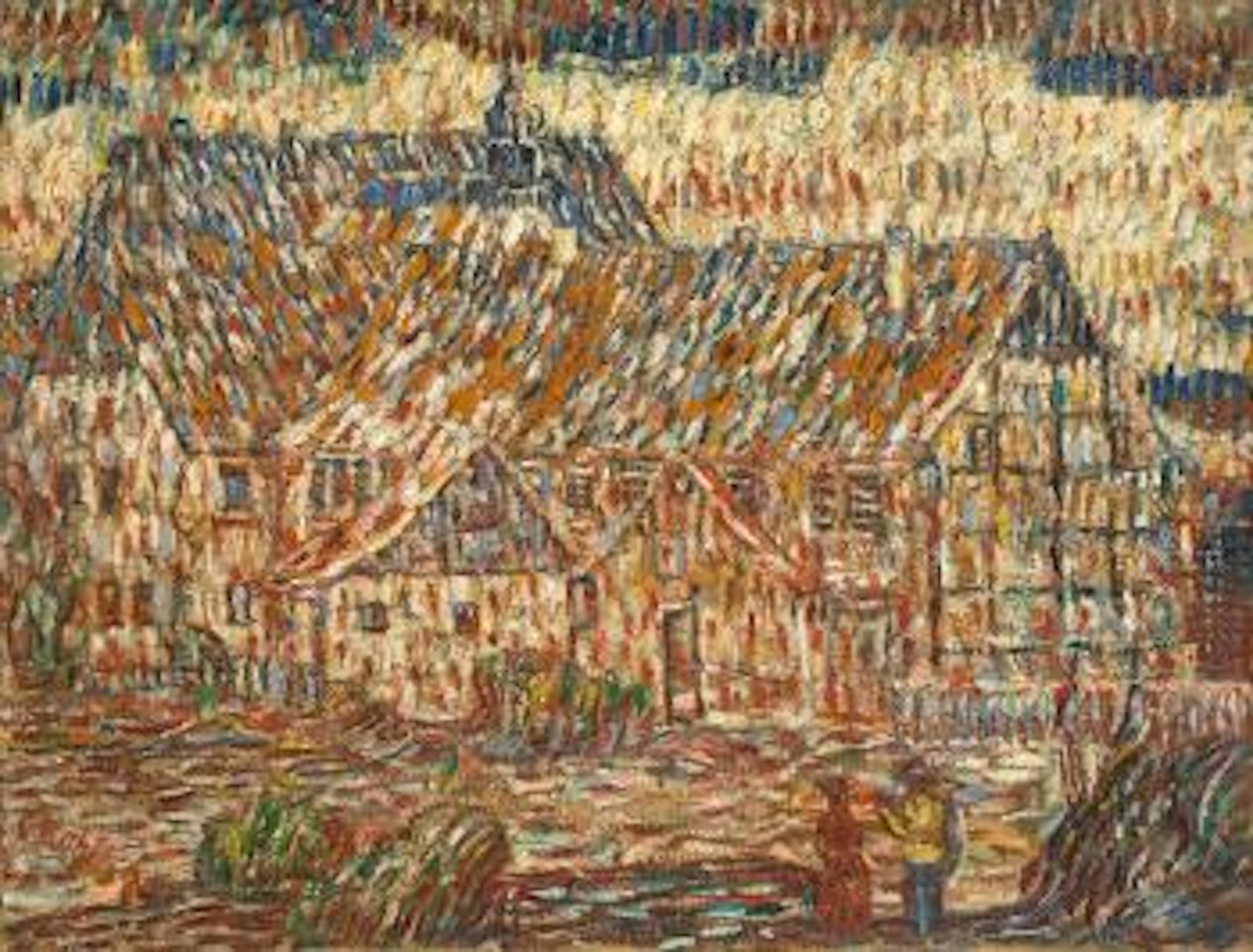 Häuser In Soest by Christian Rohlfs