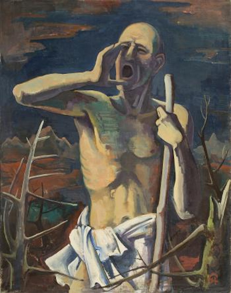 Der Rufer by Karl Hofer