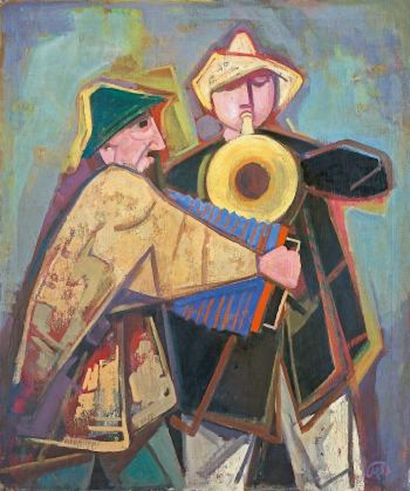 Musikanten by Karl Hofer