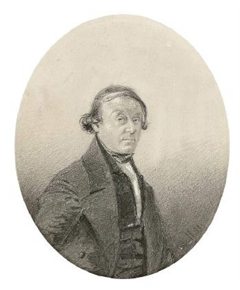 Portrait Eduard Heinrich Kamke (1806–1866) by Adolph Menzel