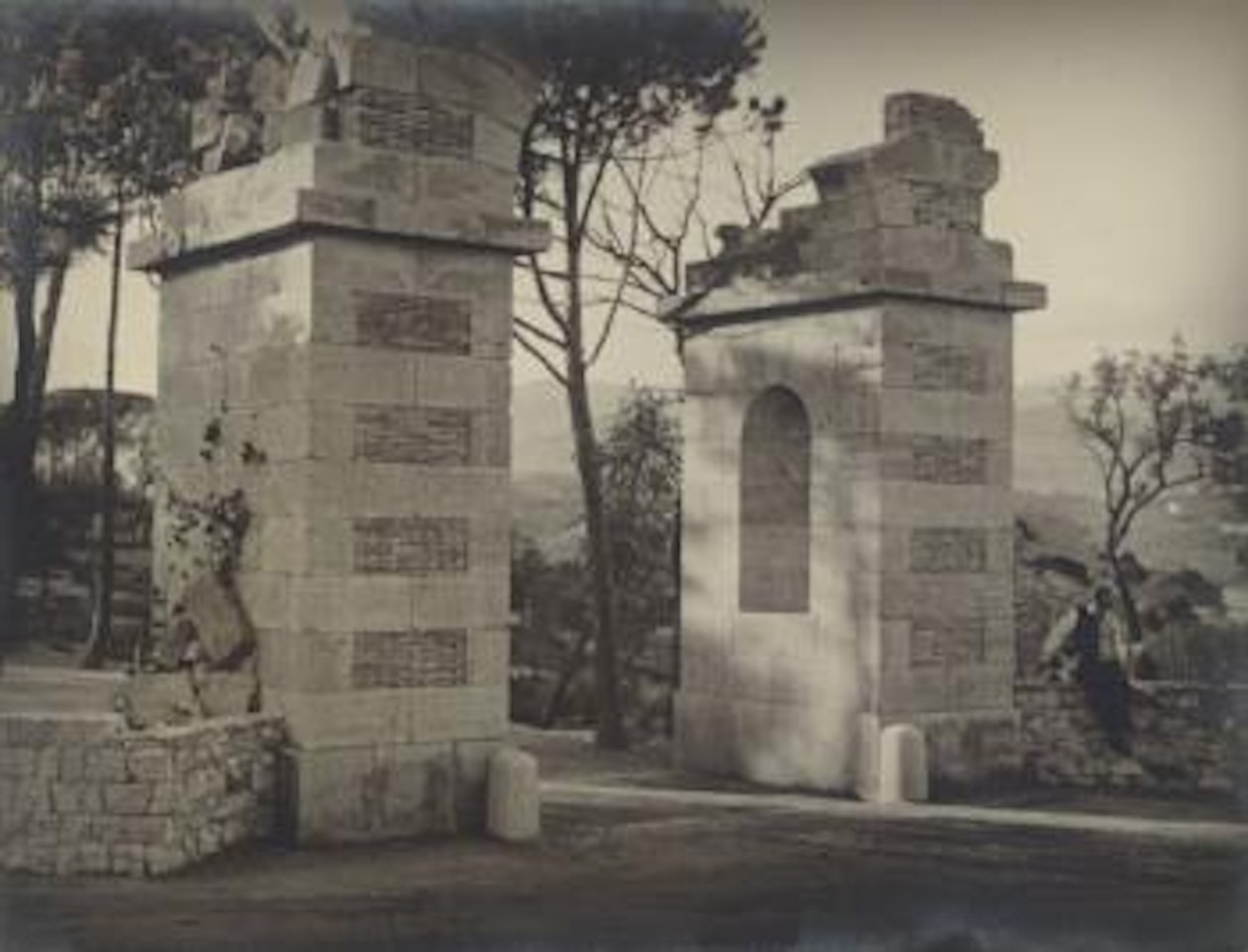 Max Ernst Devant L'entrée Du Château De Clavary by Man Ray