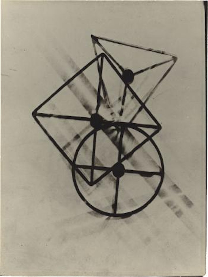 Ohne Titel (positives Photogramm), Dessau by László Moholy-Nagy