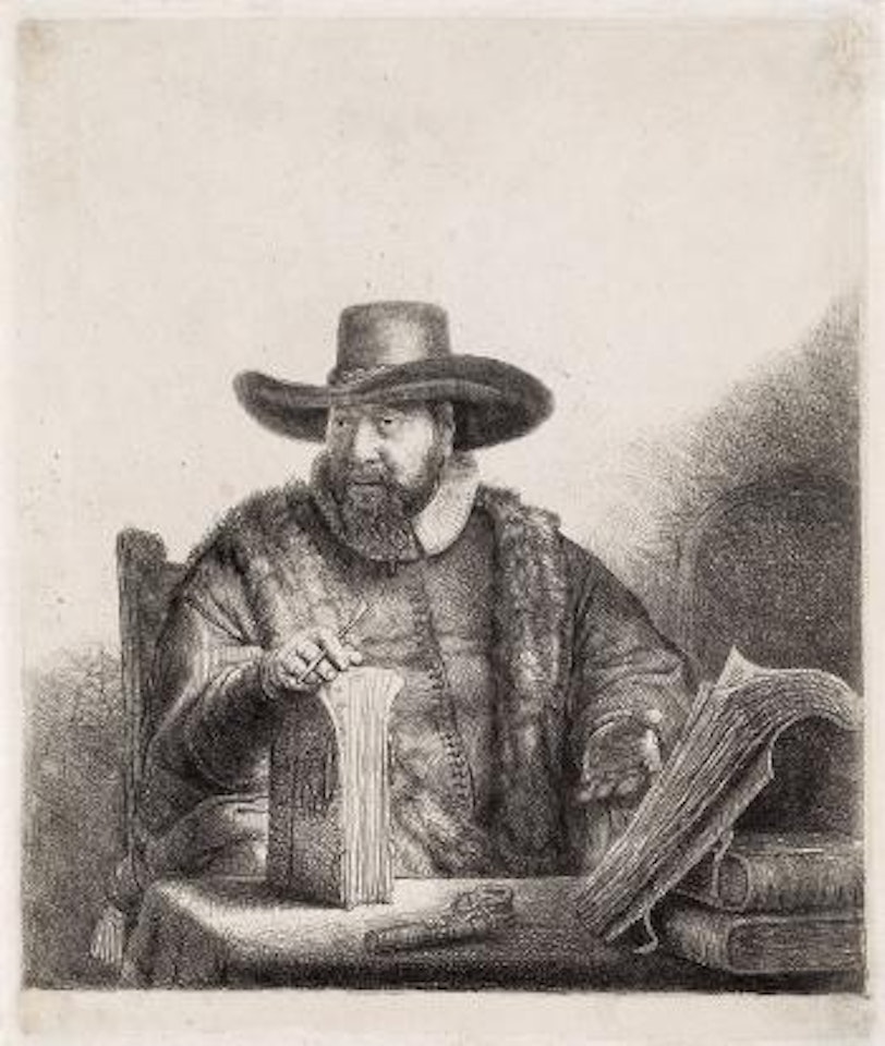 Cornelis Claesz Anslo, Preacher by Attributed to Rembrandt Harmensz van Rijn