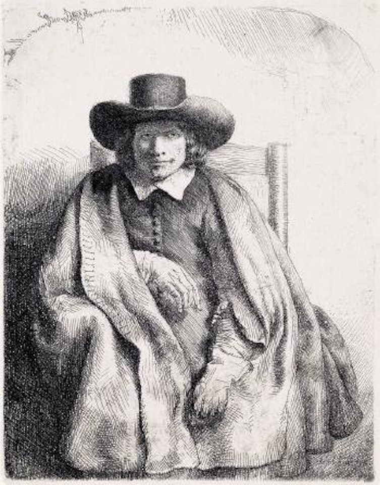 Clement De Jonghe, Printseller by Attributed to Rembrandt Harmensz van Rijn