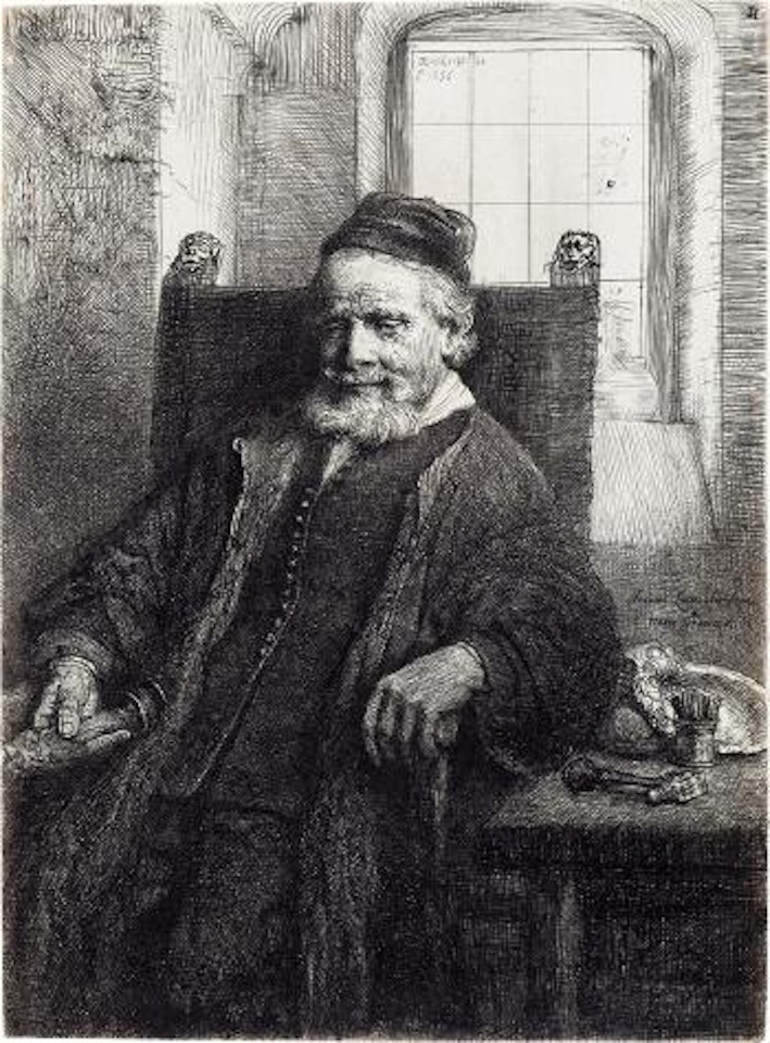 Jan Lutma, Goldsmith by Attributed to Rembrandt Harmensz van Rijn