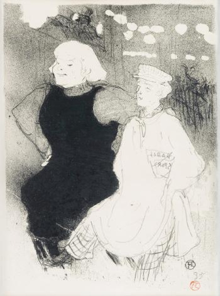 Au moulin rouge, l'union franco-russe by Henri de Toulouse-Lautrec