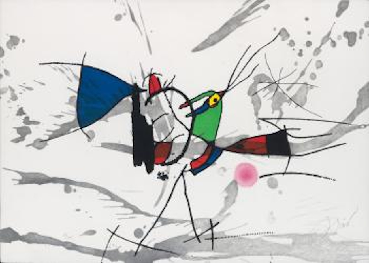 Le Cri Du Coq De Bruyère by Joan Miró