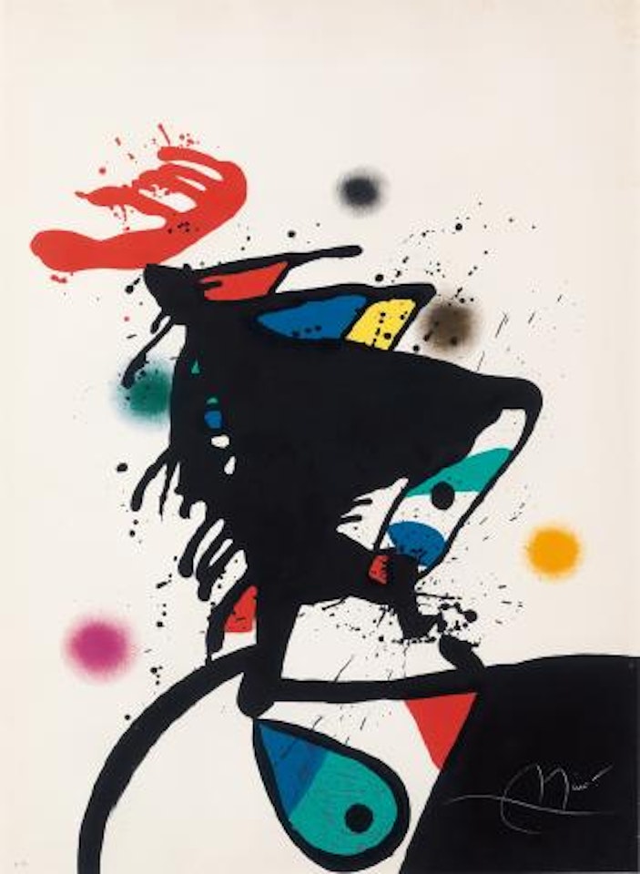 Le Prince Au Chapeau De Fer by Joan Miró