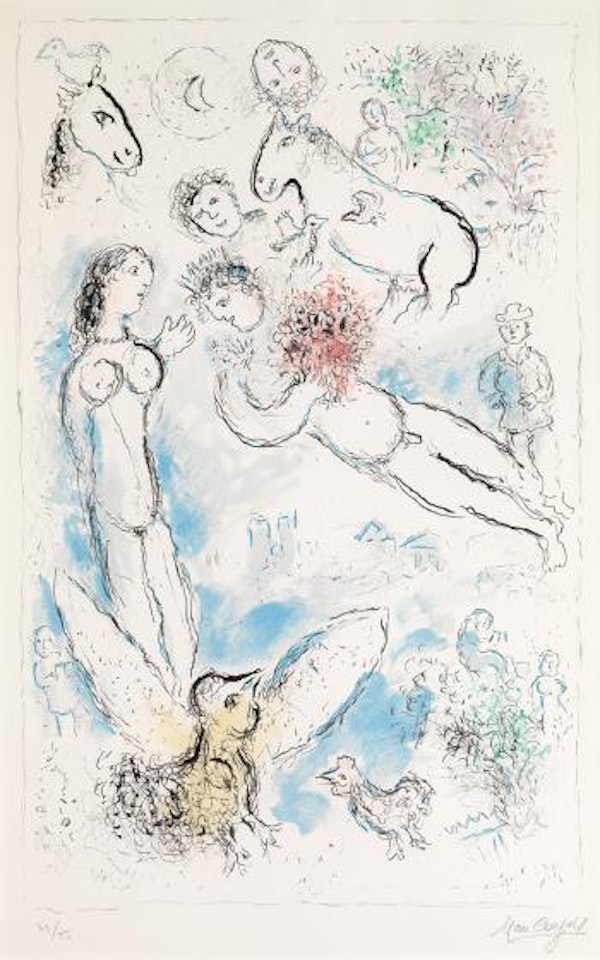 L'envolée magique by Marc Chagall