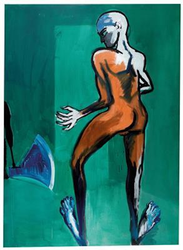 Mann u Axt IX by Rainer Fetting
