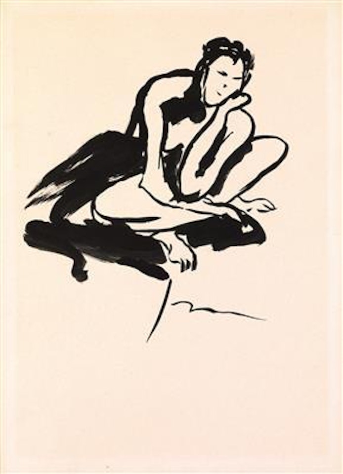 Nudo femminile by Lucio Fontana