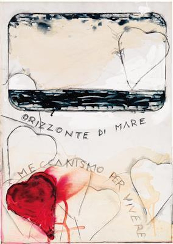 Orizzonte di Mare - Meccanismo per vivere by Mario Schifano