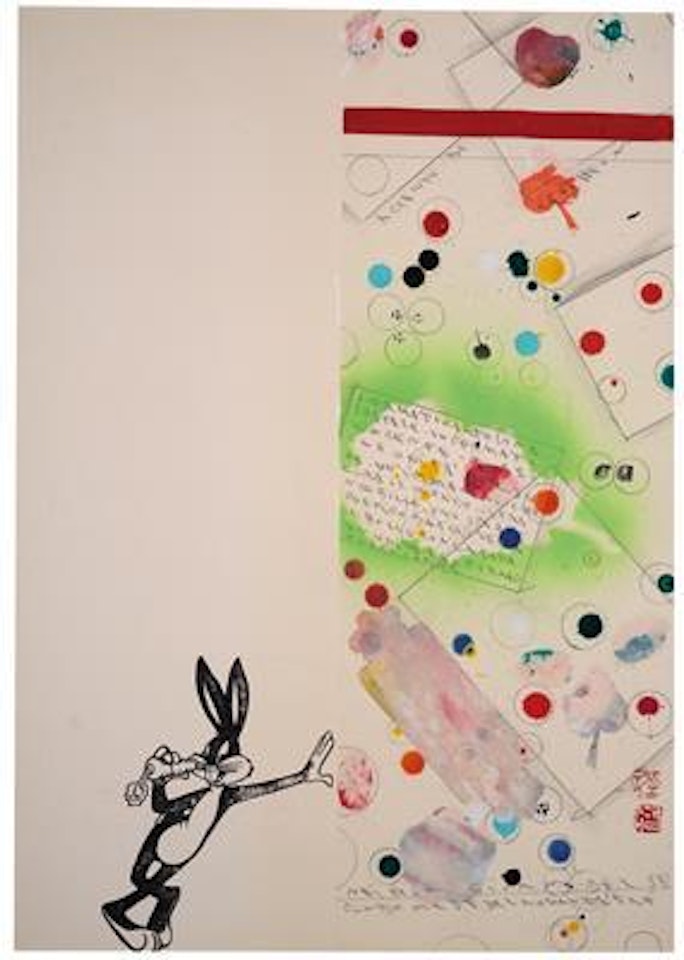 Senza titolo, (Bugs Bunny) by Alighiero Boetti