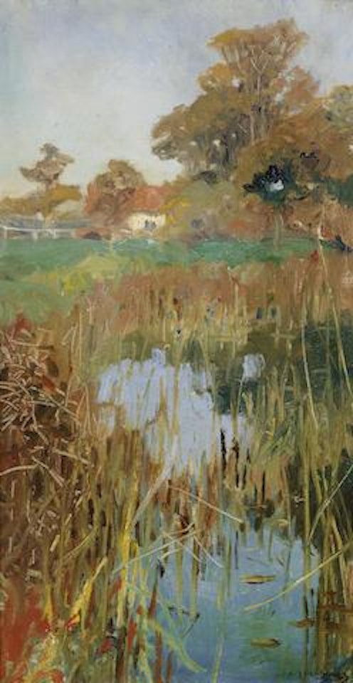 Scene at Mendham by Alfred James Munnings