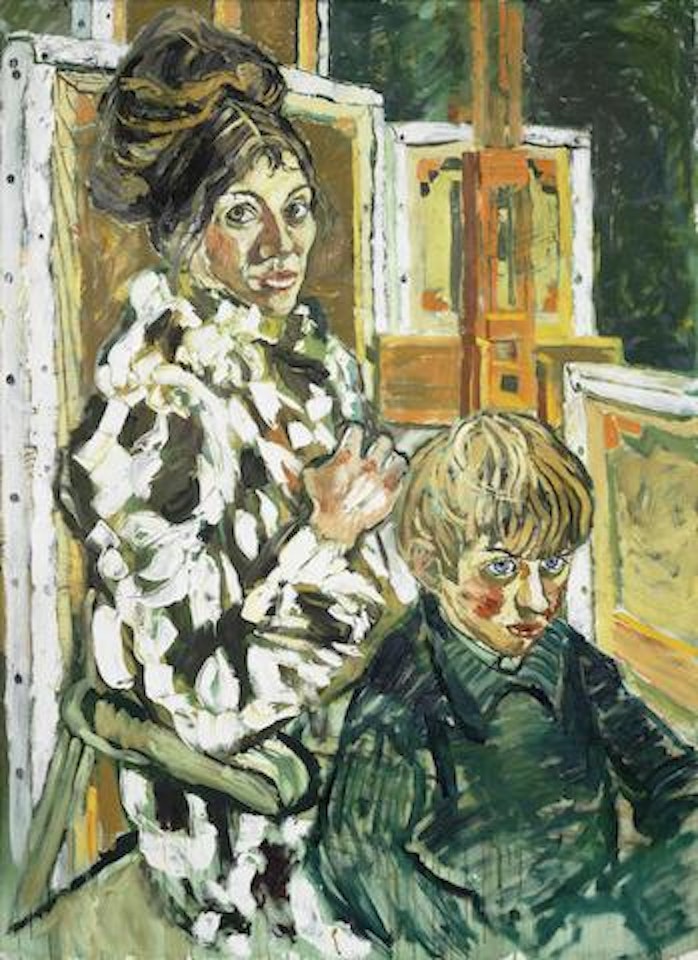 Woman and Child by John Bratby