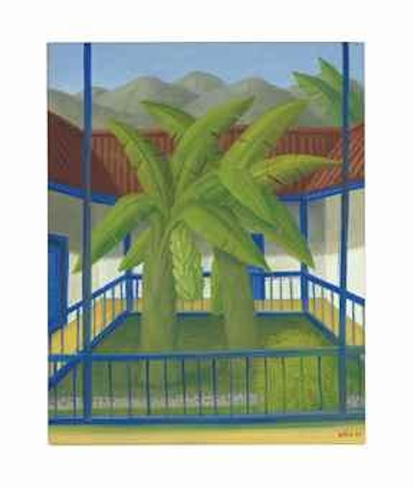 The Patio by Fernando Botero