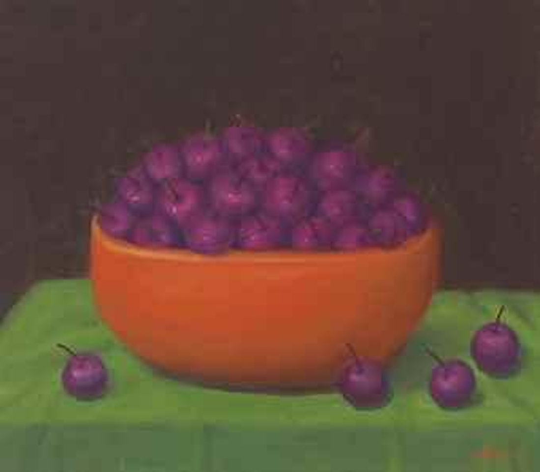 Cerises by Fernando Botero