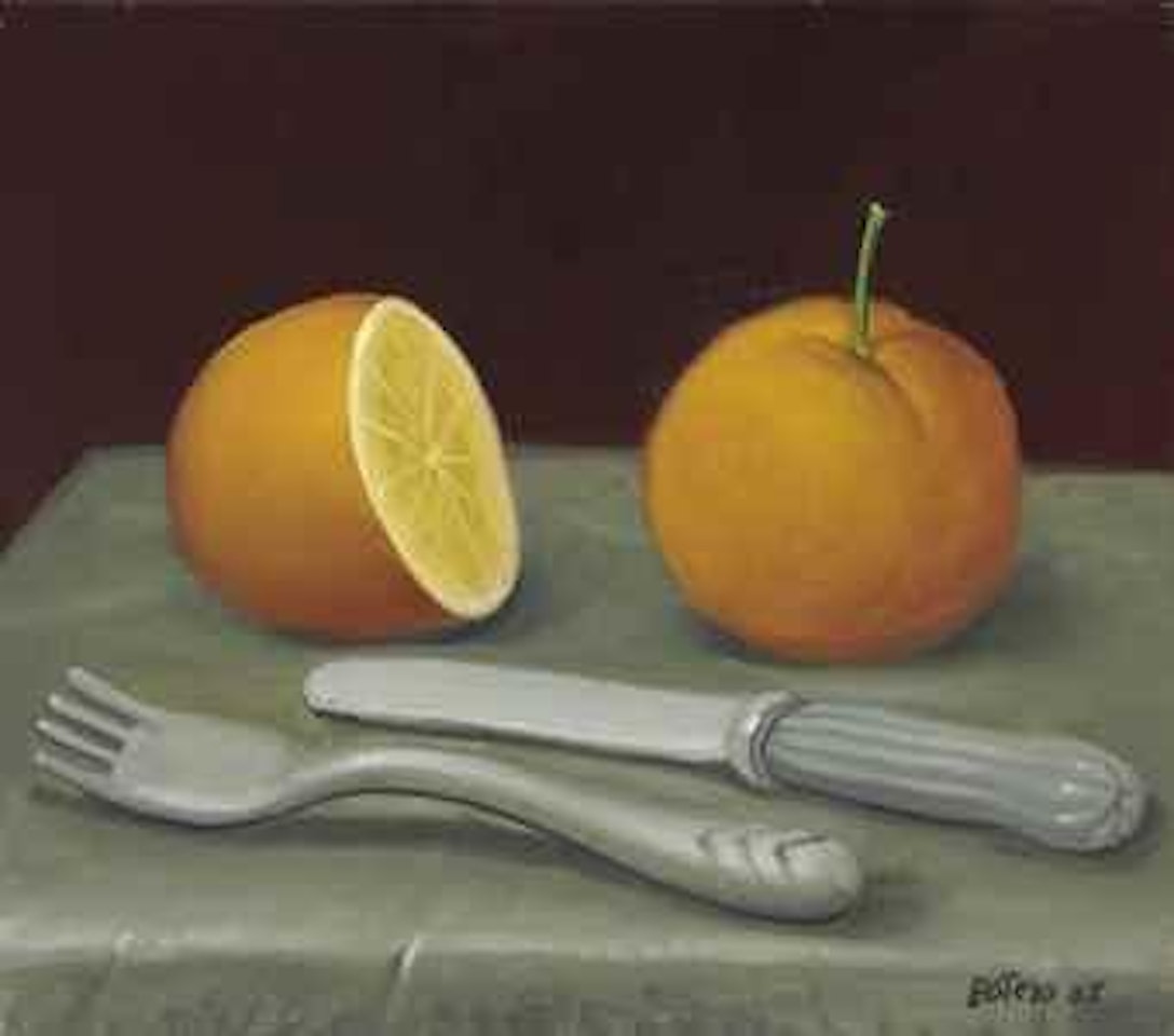Oranges by Fernando Botero