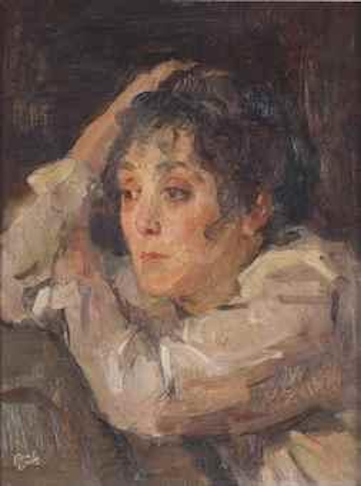 Portrait of Nelly Bodenheim by Isaac Israels