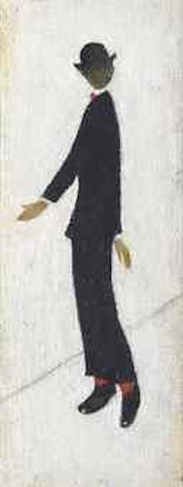 Man with bowler hat by Laurence Stephen Lowry