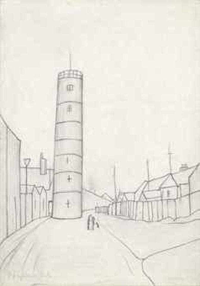 Old Lighthouse, Blyth by Laurence Stephen Lowry