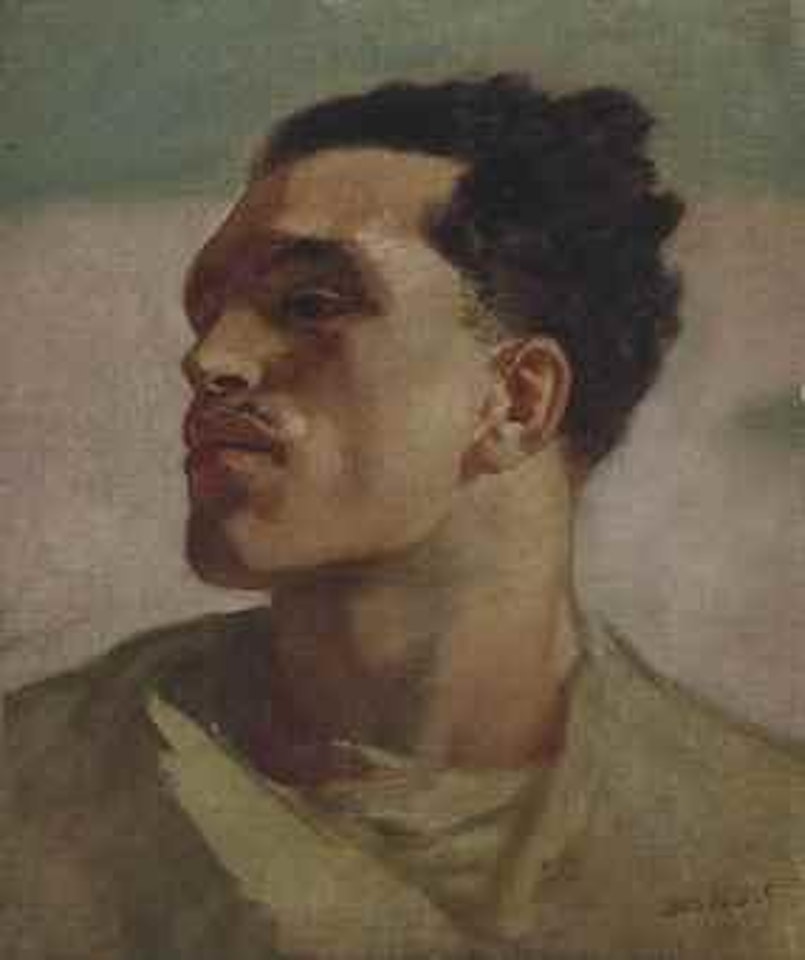 Head of a man by Glyn Philpot