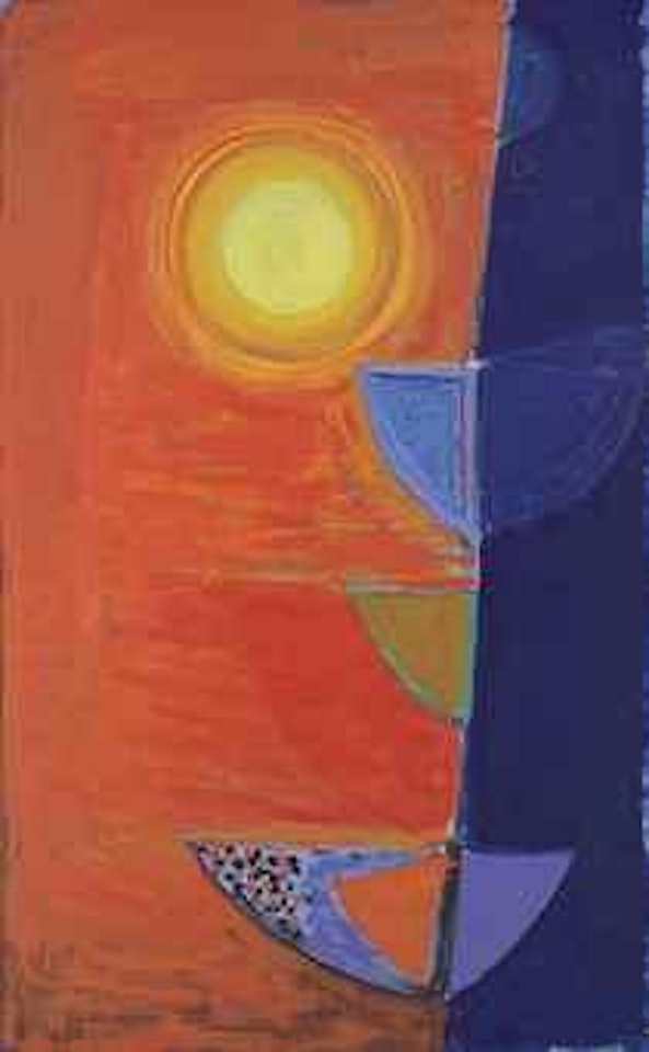 Orange and Blue Q by Terry Frost