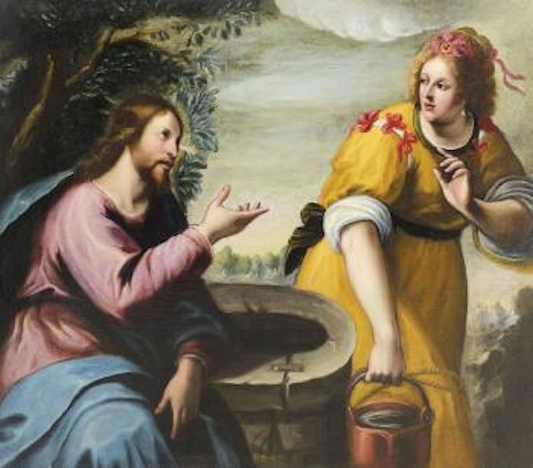 La Samaritana al pozzo by Florentine School