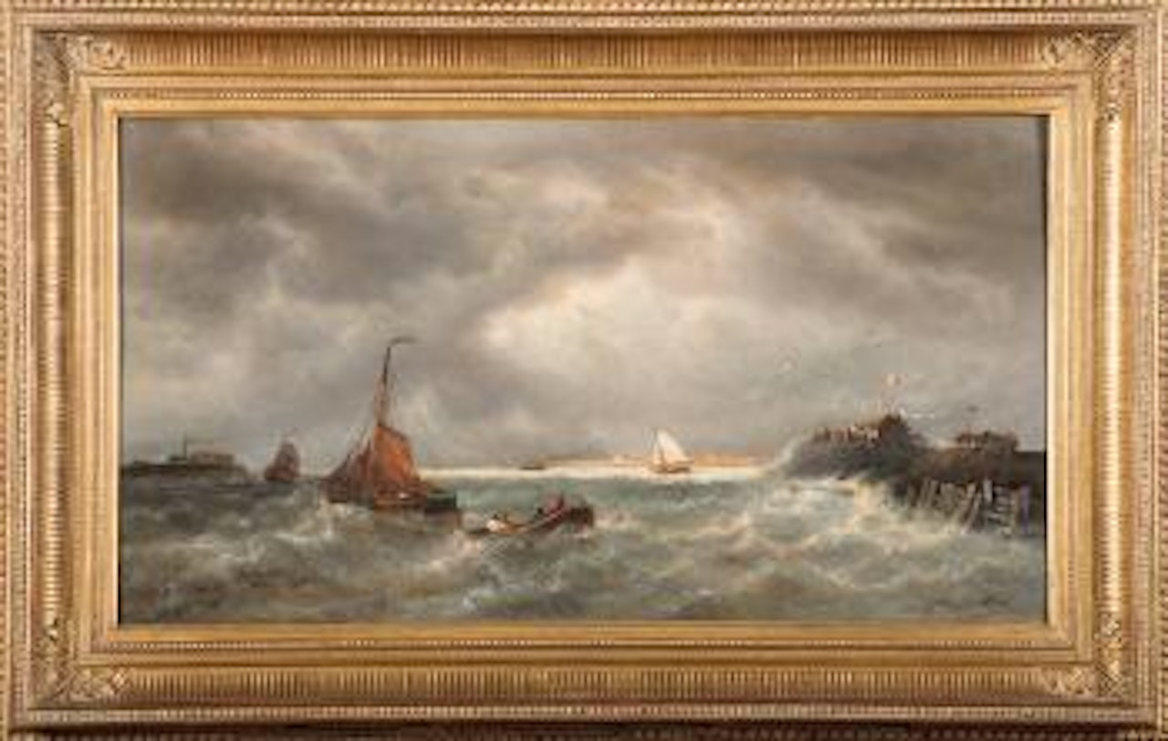 Marine sous un ciel d’orage by François Etienne Musin